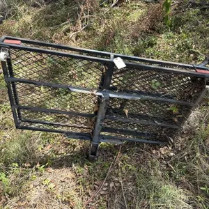 Wheelchair/Scooter hitch carrier.