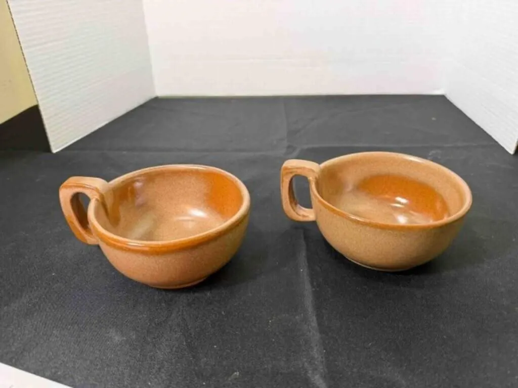 2 PIECE VINTAGE FRANKOMA MUGS