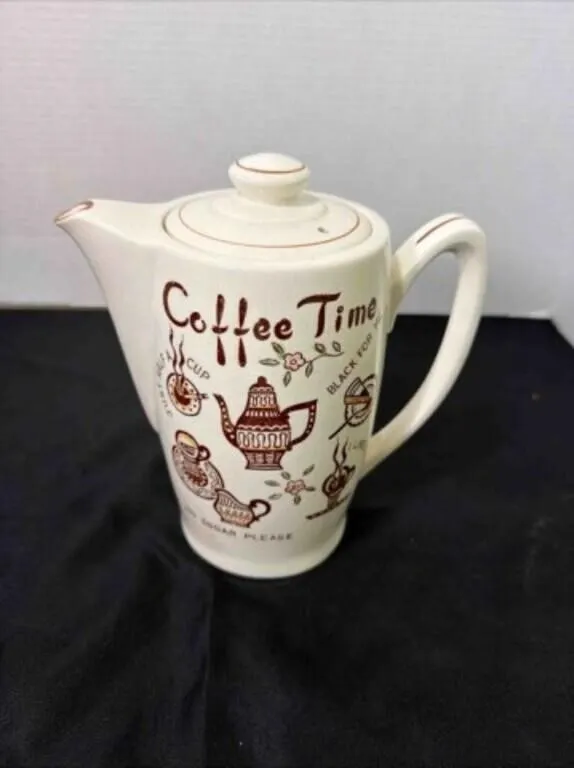 VINTAGE COFFEE PITCHER MUSIC BOX