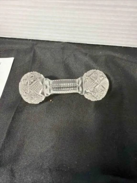 VINTAGE CRYSTAL KNIFE REST