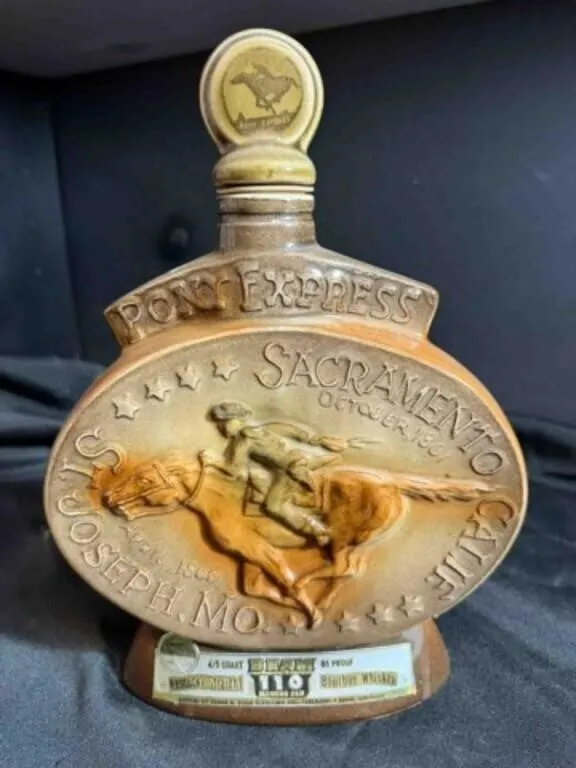 PONY EXPRESS DECANTER