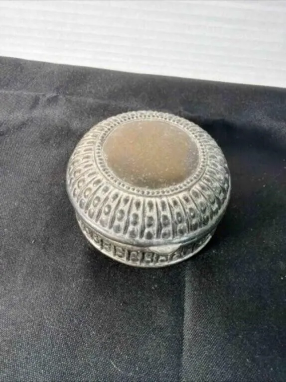 VINTAGE SILVER PLATE TRINKET BOX