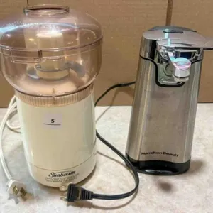 HAMILTON BEACH CAN OPENER/-SUNBEAM CHOPPER
