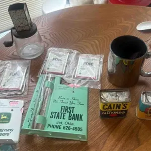 ADVERTISEMENT RAIN GAUGES - SMALL TEA SET - ETC.