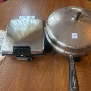 ELECTRIC SKILLET - WAFFLE MAKER/GRILL