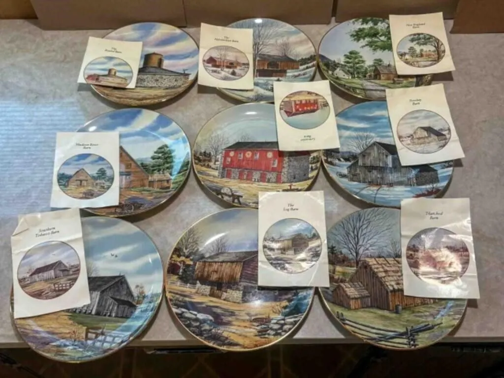 14 PC - FRANCISCAN PORCELAIN PLATES
