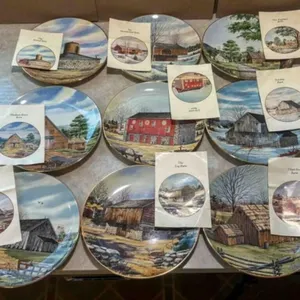 14 PC - FRANCISCAN PORCELAIN PLATES