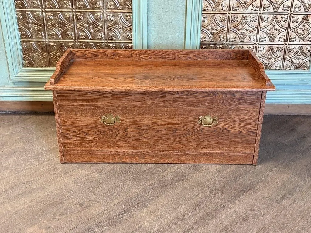 Wooden Bench w/ Storage