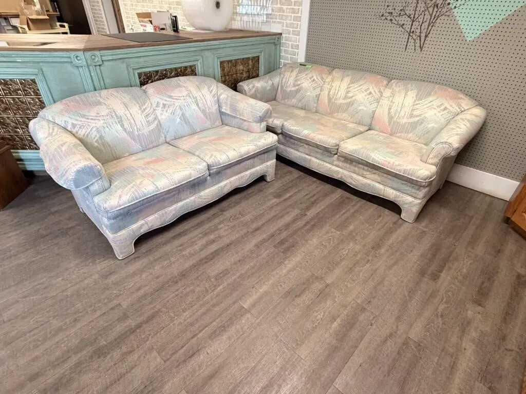 Love Seat with Matching Couch