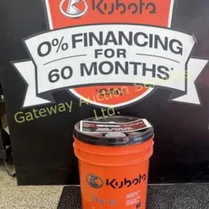 19 Liter Pail of Kubota SAE 15W-40 engine oil