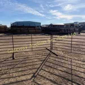 14 FT Free Standing Panel with 10 ft Gate  8 Bar