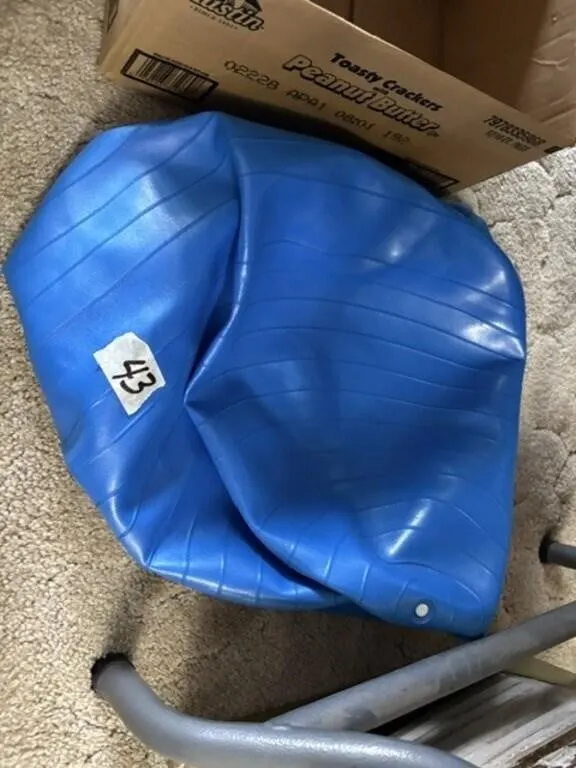 INFLATABLE EXCERCISE RUBBER BALL