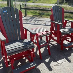 Composite rocking chairs with table