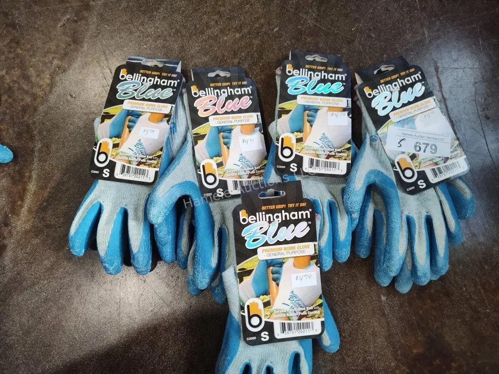 5 pair gloves