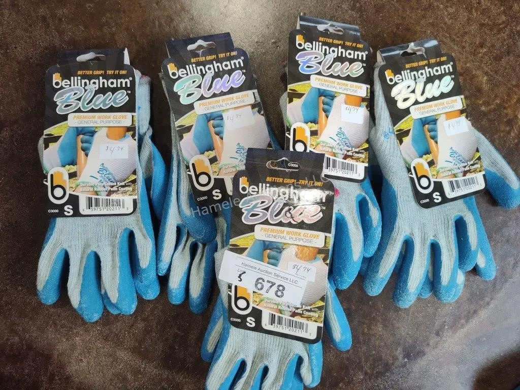 5 pair gloves