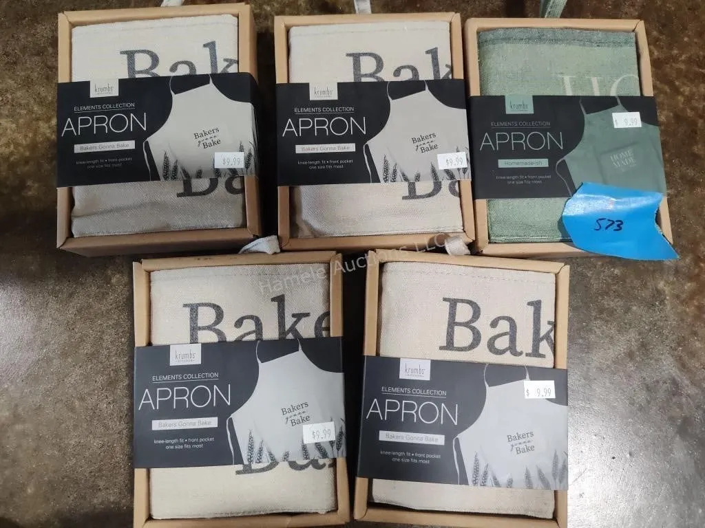 5 aprons