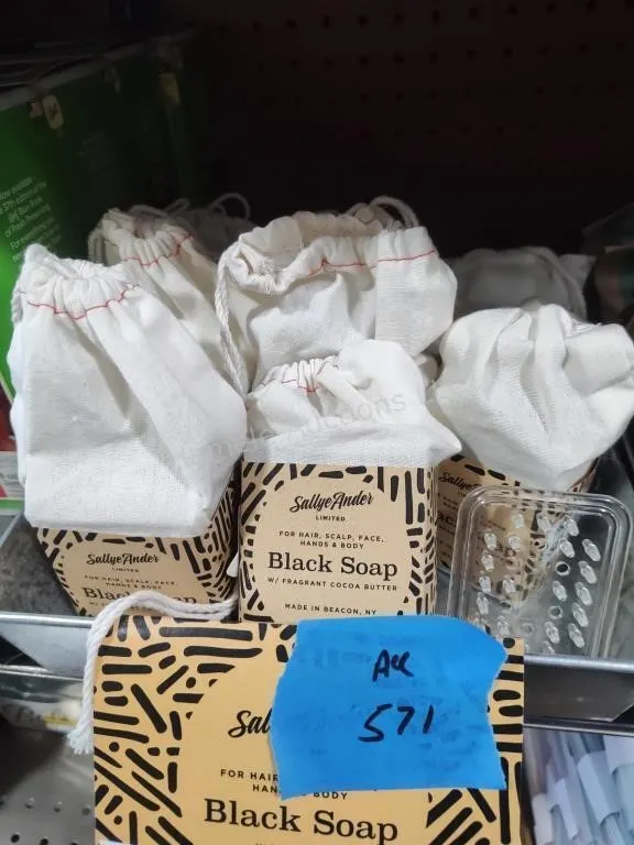 Bin of Sallye Ander soap
