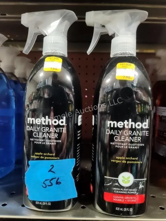 2 bottles granite cleaner