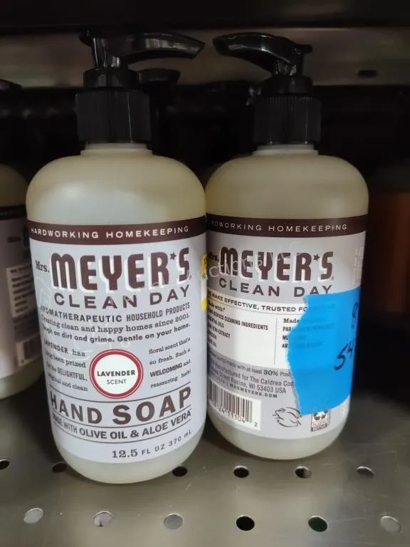 8 bottles Meyers hand soap
