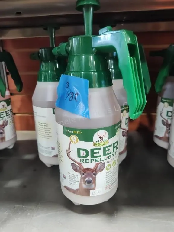 3 bottles Bobbex deer repellent