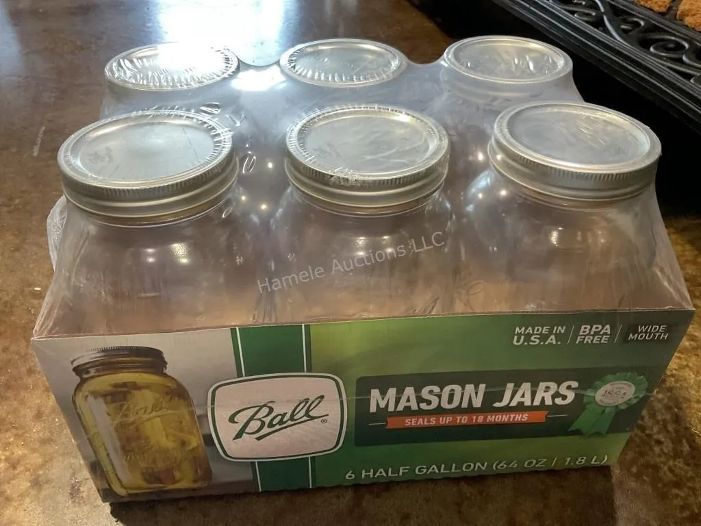 Canning Jars - Wide Mouth Half Gallons