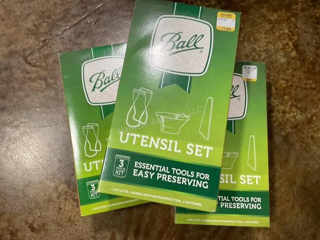 3 Canning Utensil Sets
