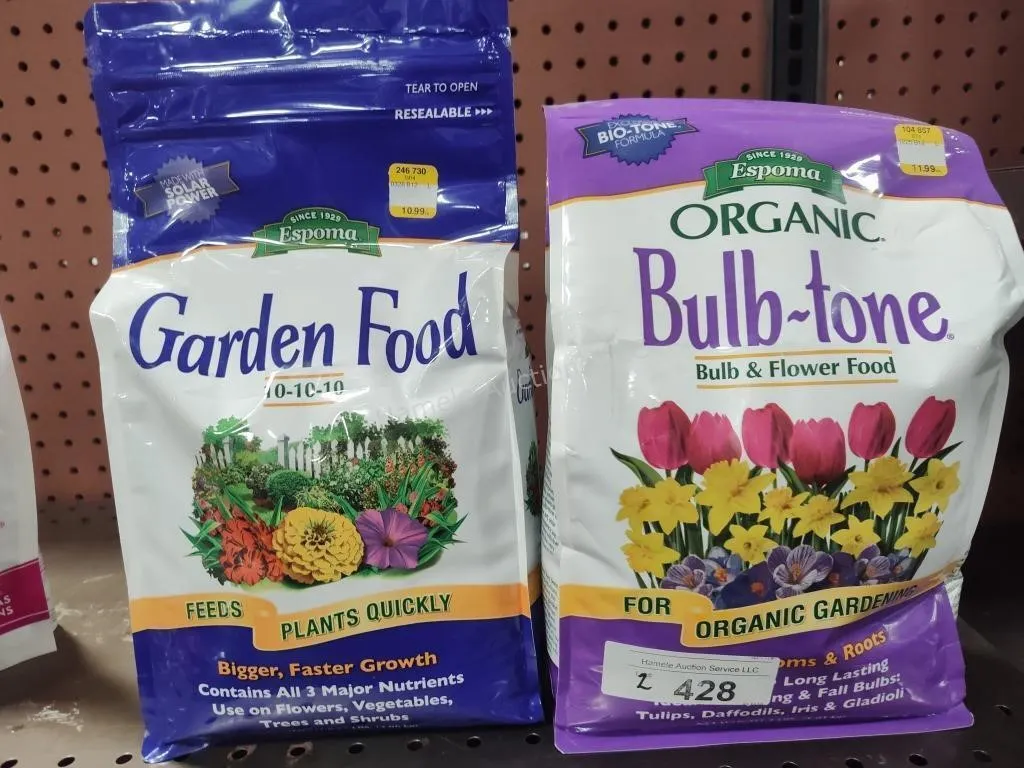 2 bags plant food