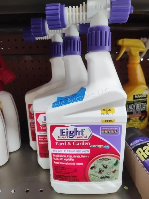 3 bottles yard and garden insect spray