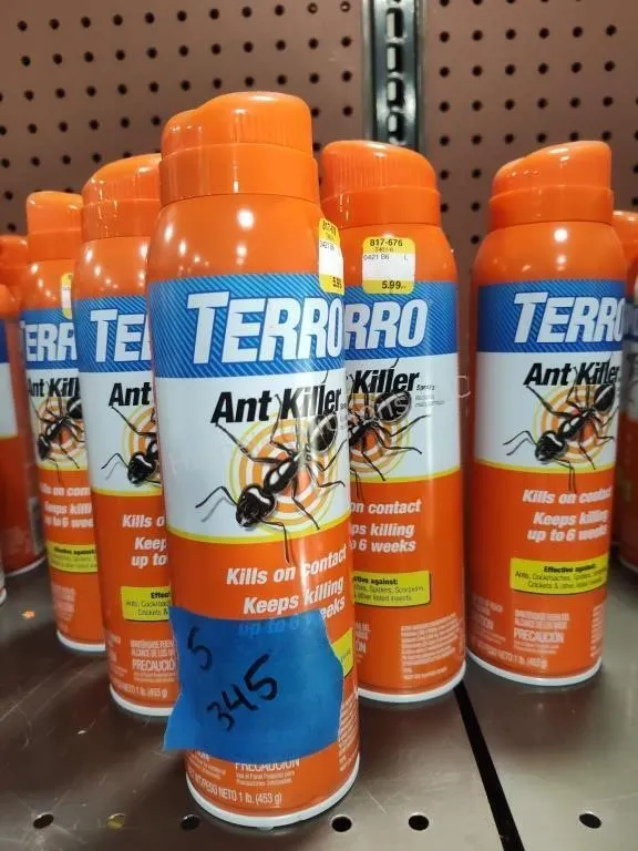 5 cans Terro ant killer spray