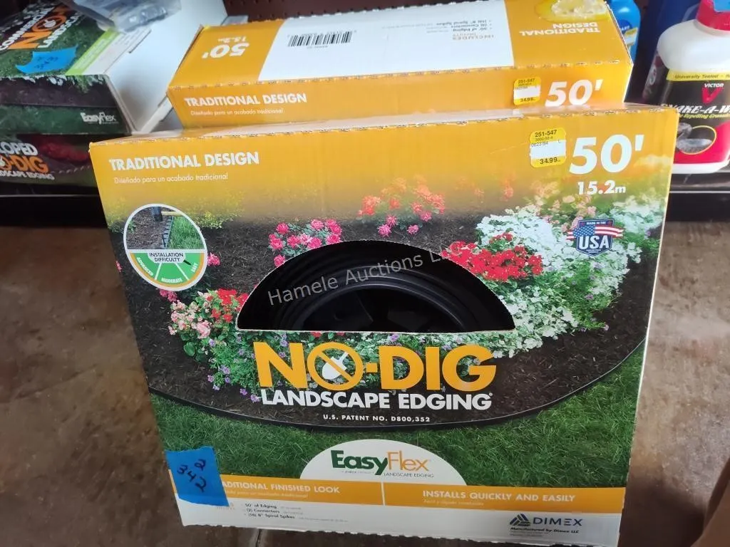 2 boxes landscape edging 50' each