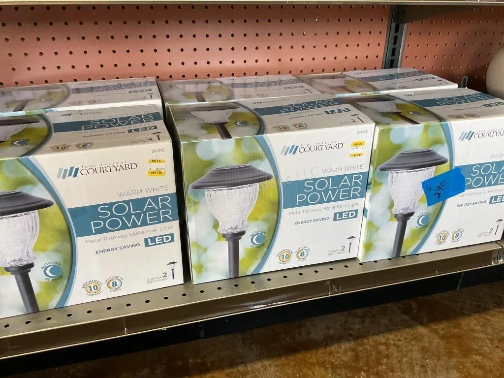 6 Solar Stake Lights