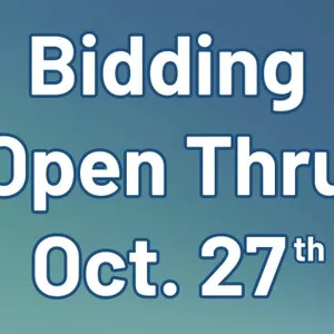 Bid Now Thru October 27
