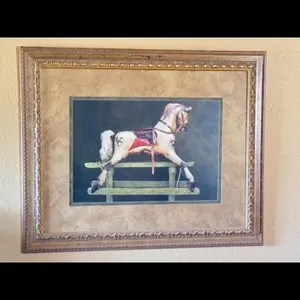 Rocking Horse Framed Print