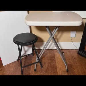 Lifetime Folding Table & Stool