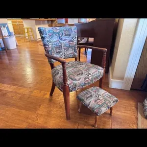 Route 66 Armchair and Ottoman