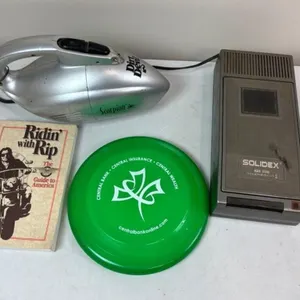 Vintage Household & Media Finds (Lot of 4)