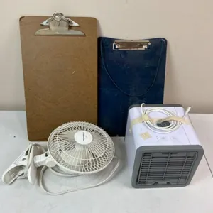 Comfort Zone Fan, Air Cooler & Clipboards (4pc)