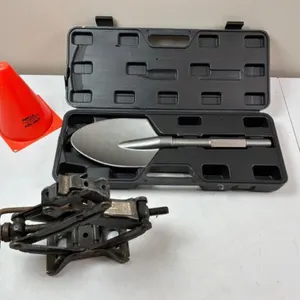 Automotive Jack, Shovel & Safety Cone (Lot of 3)