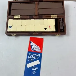 Rummy Game Set with Fitted Carrying Case