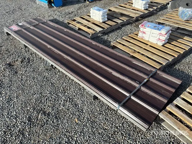 Quantity of (70) 12 ft x 3 ft Corrugated Panels (Unused)