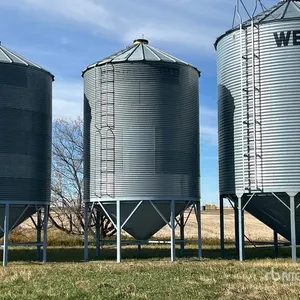 Westeel- Rosco +/- 2000 bu 6 Ring Hopper Grain Bin