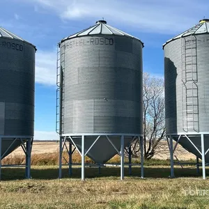 Westeel- Rosco +/- 2000 bu 6 Ring Hopper Grain Bin