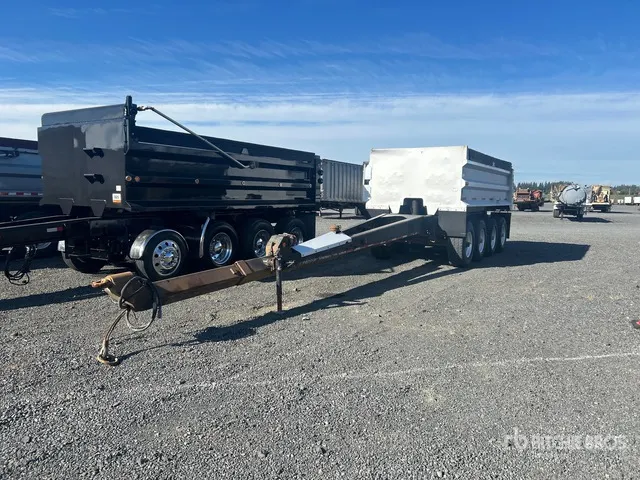 1998 Beall 17 ft 6 in Quad/A Quad/A Pup Dump Trailer