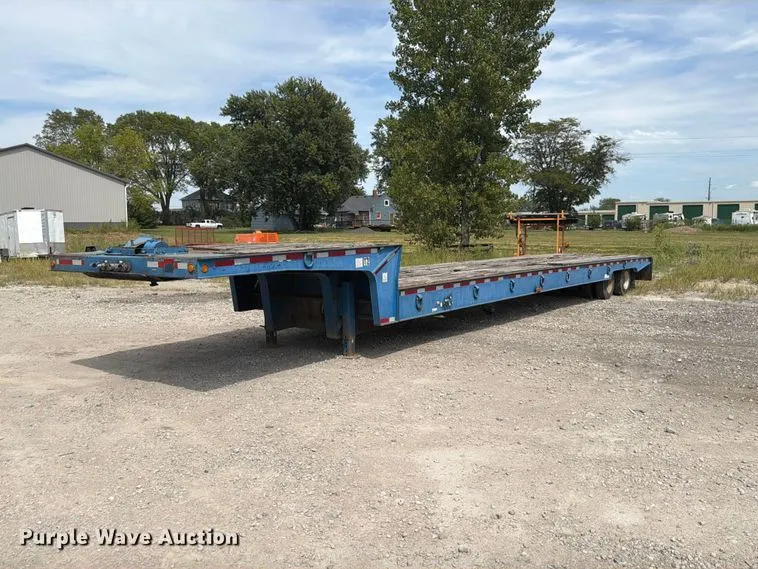 1997 Trail King drop deck trailer