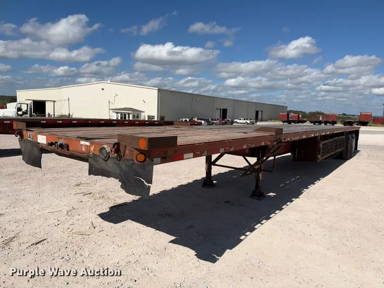 1998 Lufkin RM-ST flatbed trailer