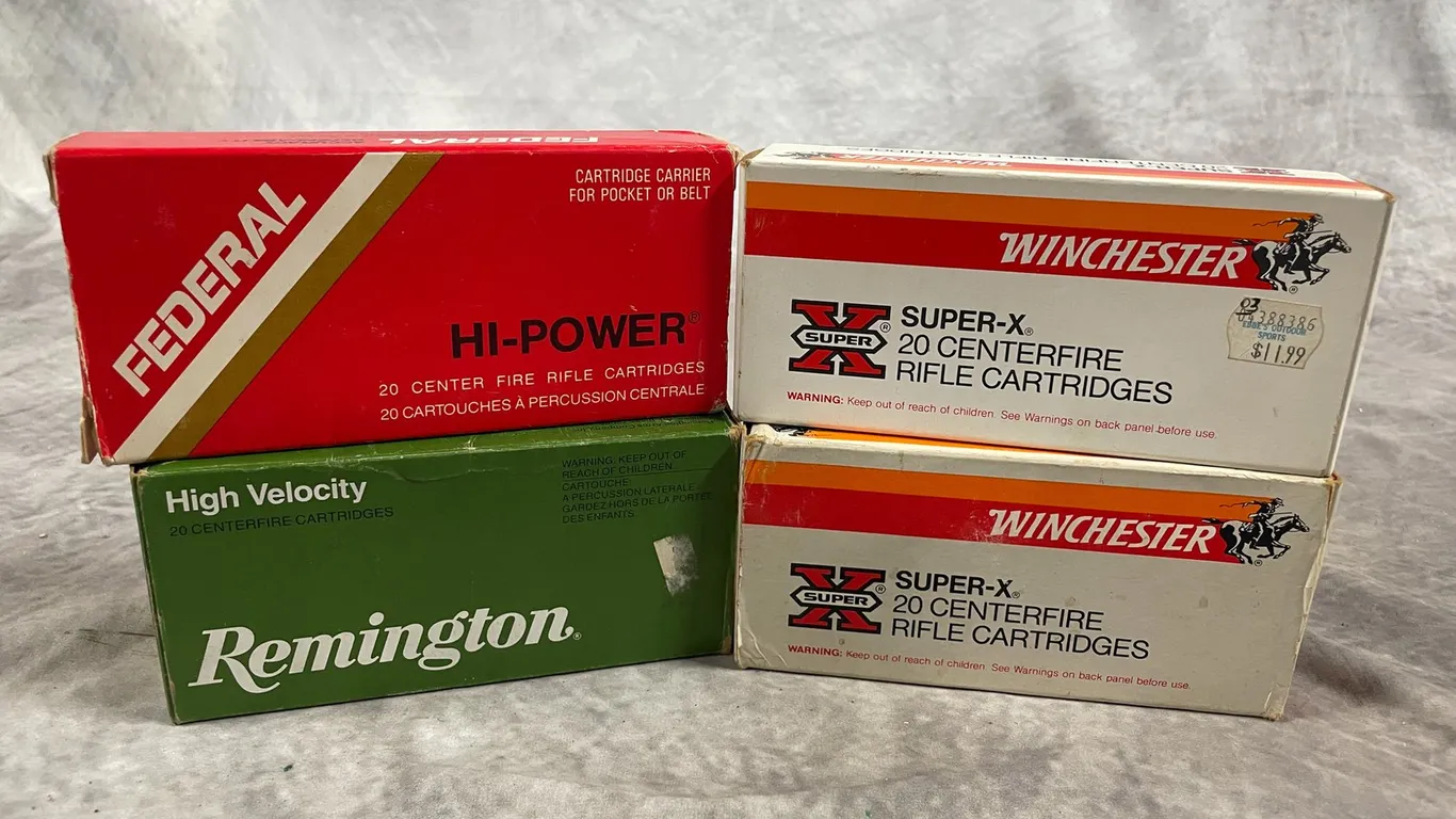 (4) Boxes of Misc. 32 Win Shells (Neenah, WI)