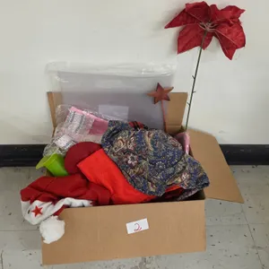 Box of Assorted Christmas Items
