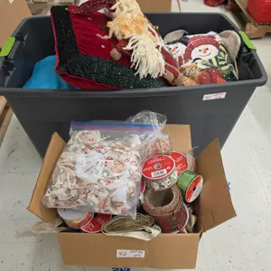Christmas Ribbon, Christmas Throw Pillows, etc.