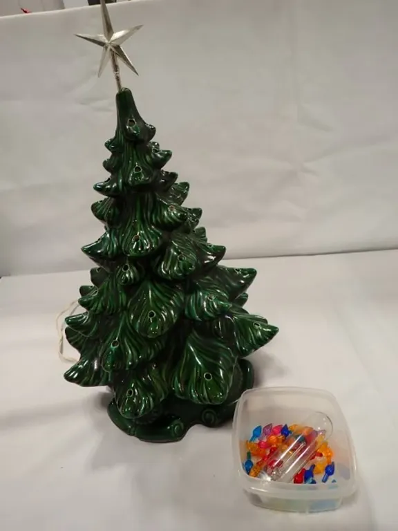 Vintage ceramic Christmas Tree