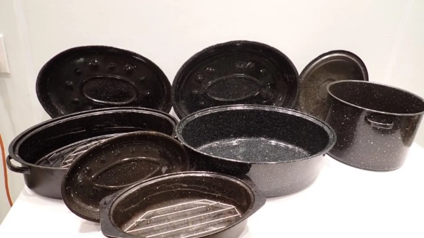 Black-Speckled Enamelware